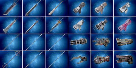 Final Fantasy 7 Remake weapons list and locations, .